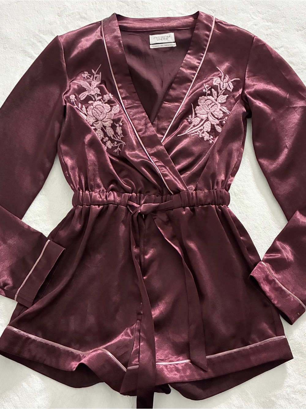 Urban Outfitters Satin Romper